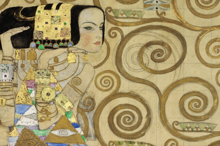 Gustav Klimt, Erwartung, Detail - ©MAK Georg Mayer