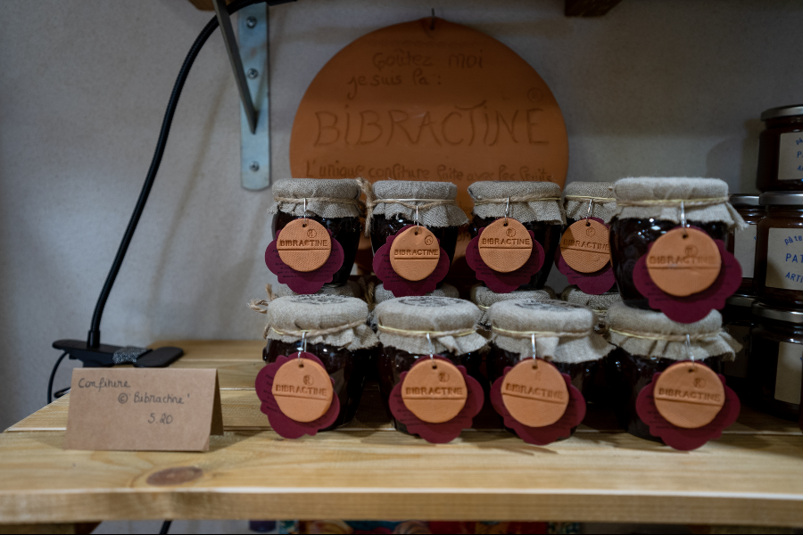 La Bibractine, confiture aux fruits qui poussaient dans le Morvan au temps des Celtes, créée par l'Arche d'Uriel, à Tavernay. - ©Les Coflocs