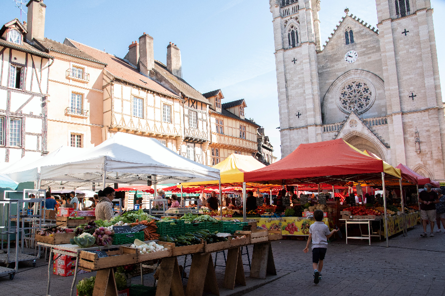 Le marché de Chalon-sur-Saône - ©Rozenn Krebel