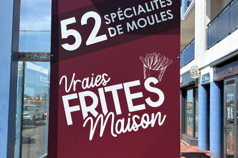 Cette année nous faisons des frites maison!