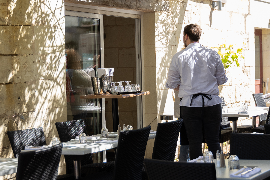 Terrasse côté cour