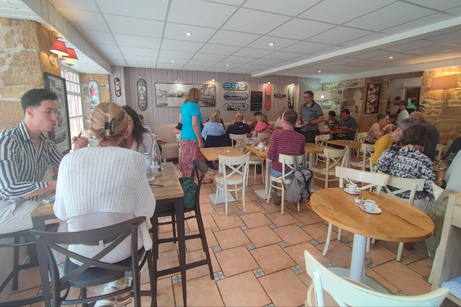 La Crêperie du pont à Landerneau. - ©Enora Heurtebize