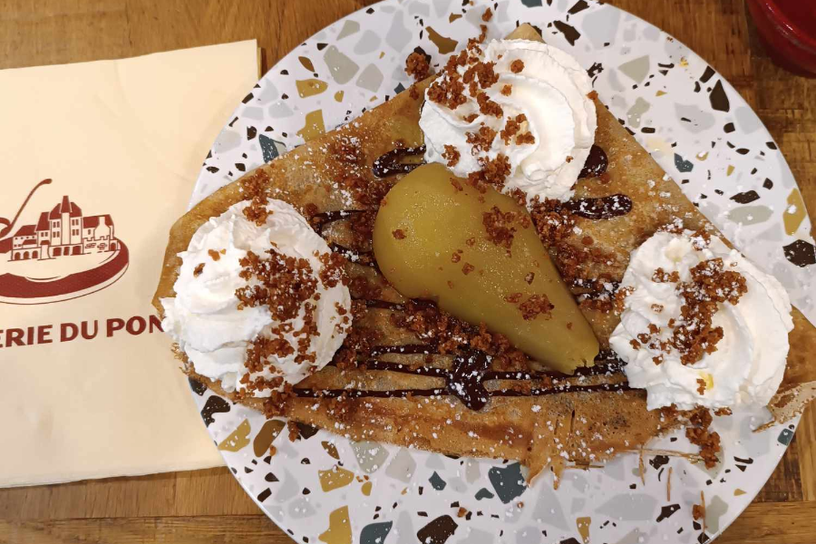 A la Crêperie du Pont de Landerneau vous pourrez déguster de délicieuses crêpes ! - ©Enora Heurtebize