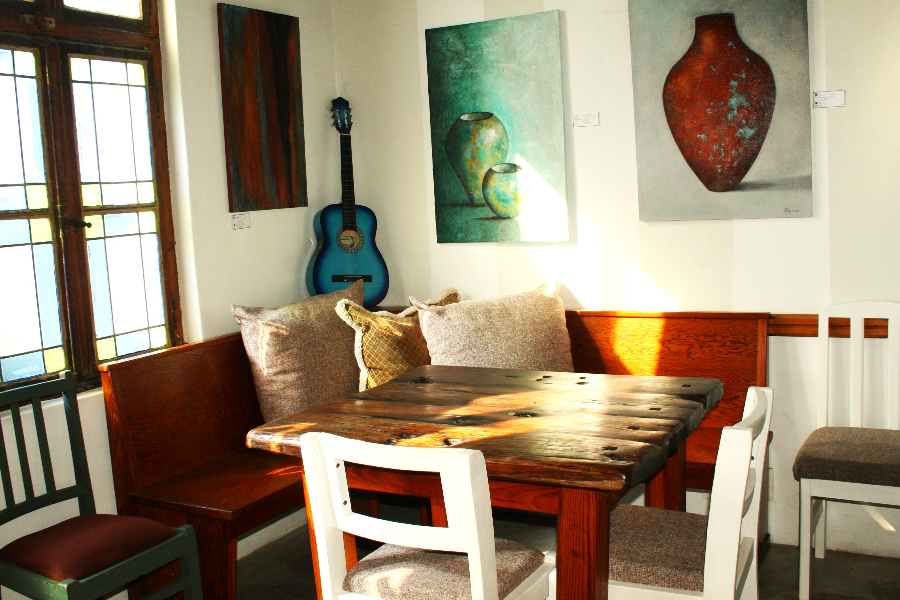We offer a unique opportunity to discover Namibian art, handcrafted treasures, and homemade delicacies in their in-house Deli and Art Gallery. - ©copyright