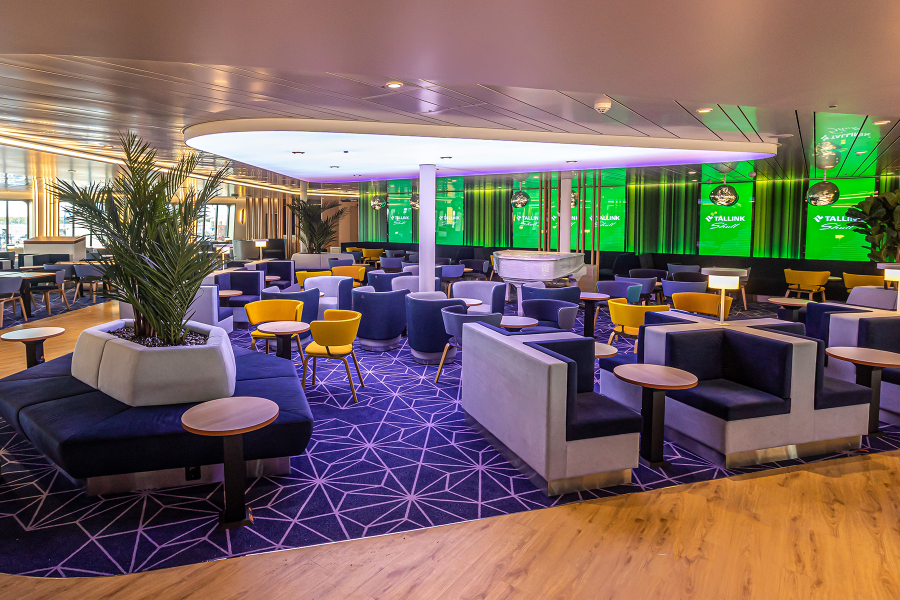 Tallink Shuttle sitting area