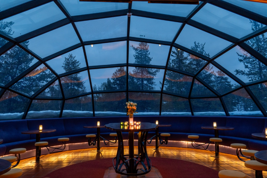 Igloo Bar at Aurora Restaurant