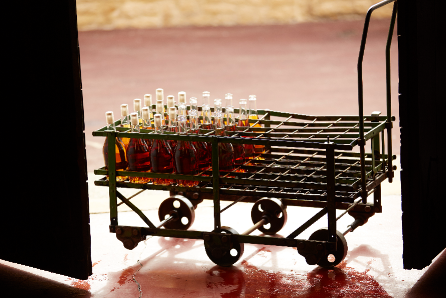 Séchage des bouteilles