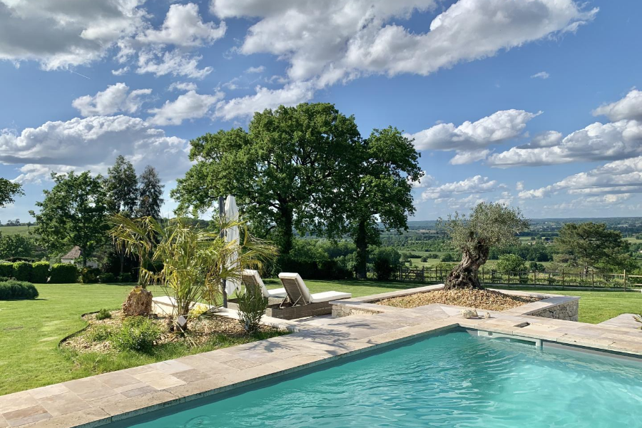 Vue sur les paysages de la Dordogne - ©Gîte de France Dordogne-Périgord