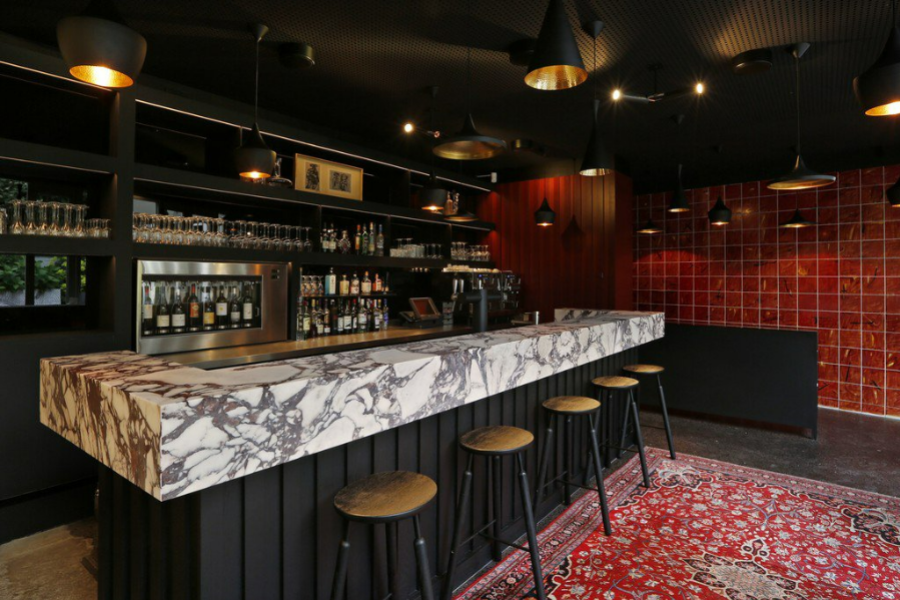 Bistro Refter bar salle intérieure restaurant bistronomique Bruges - ©Bistro Refter