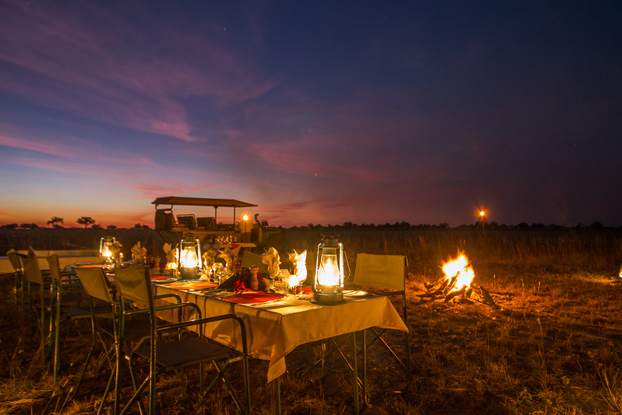 Lagoon Bush Dinner - ©Kwando Safaris