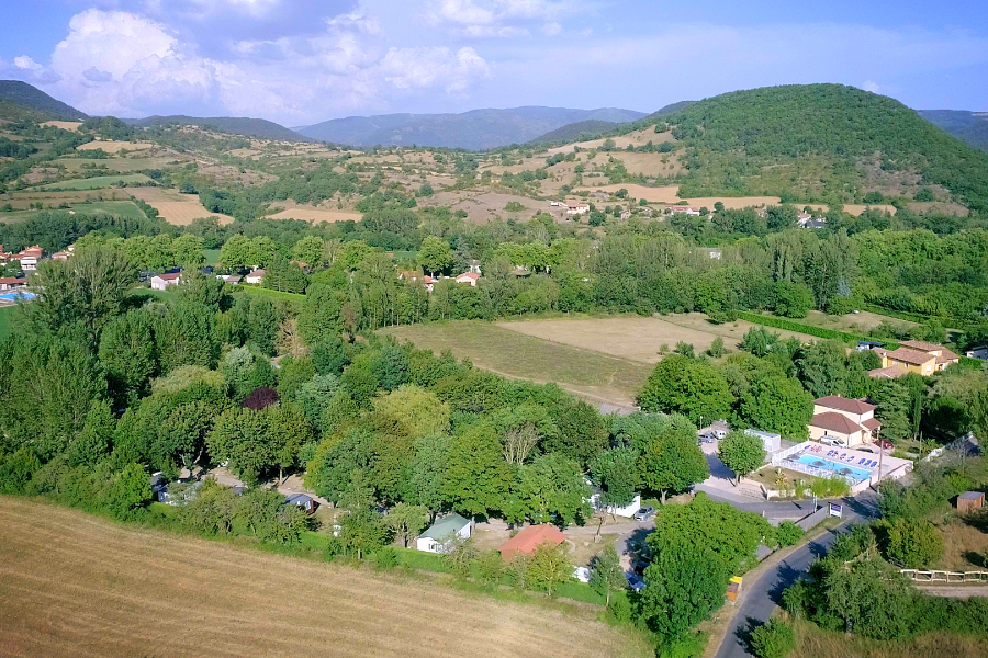 Camping Les 2 Vallées vue aérienne - ©Camping Les 2 Vallées