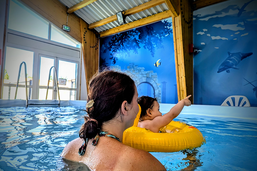 Piscine couverte chauffée