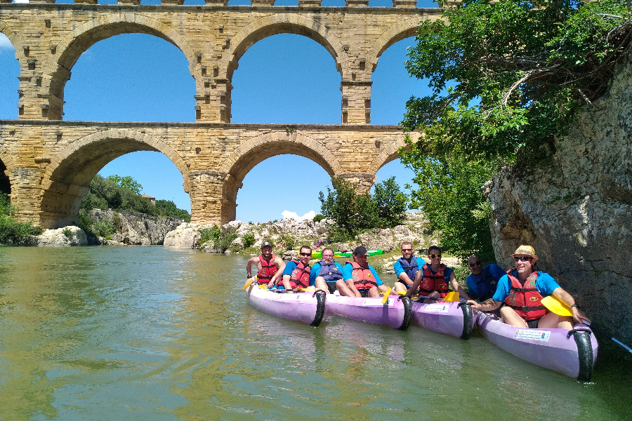 Canöe Kayak au Pont du Gard