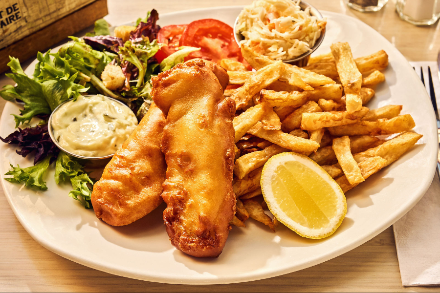 Fish and chips - ©Buffet de l'Antiquaire