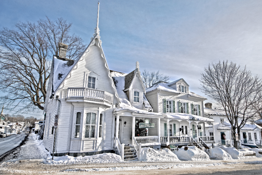 La Maison Alphonse-Desjardins l'hiver - ©Desjardins