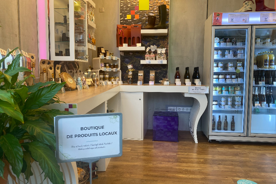 Boutique de produits locaux de l'Office de Tourisme de Châtellerault