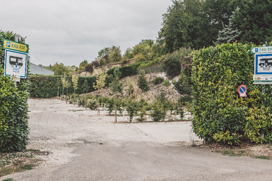 Accueil Camping cars - ©Domaine Alain Geoffroy