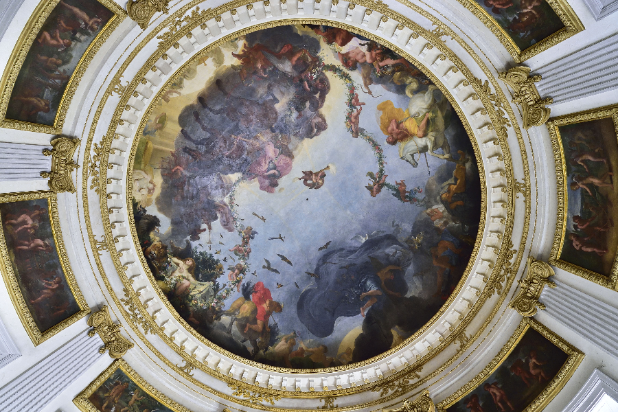 La coupole du pavillon de l'Aurore