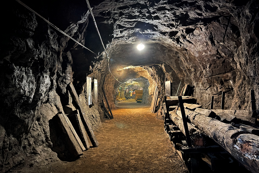 Vue dans une mine du Walert - ©mnm.lu