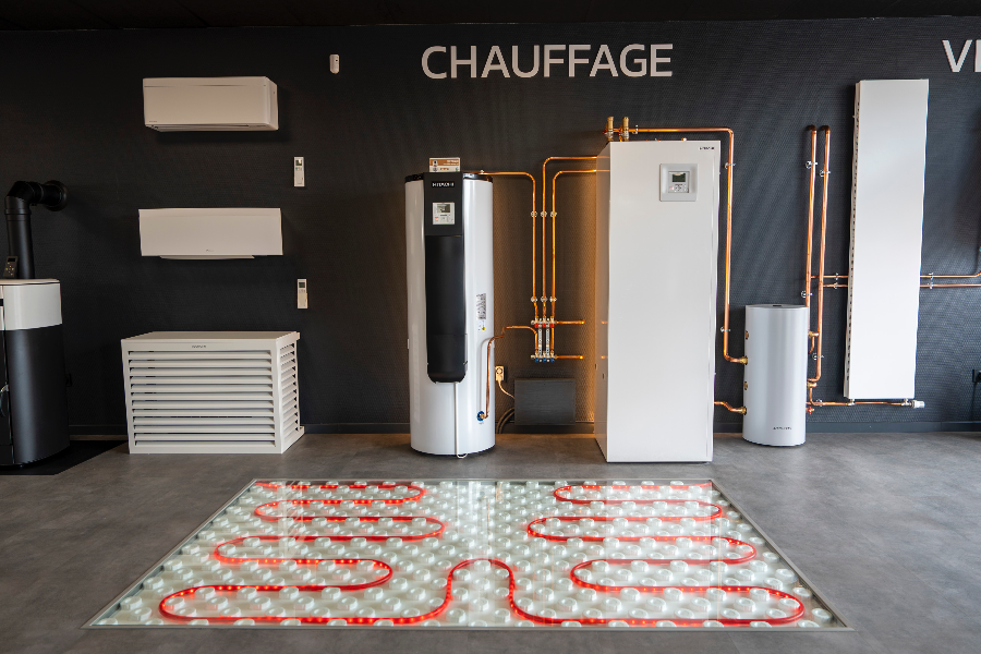 Showroom Isole Plus - Chauffage & Climatisation - ©Isole Plus Energies