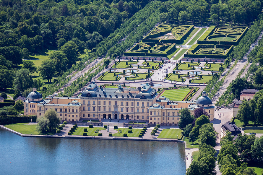 Drottningholm Palace Sweden (Vue aérienne) - ©Drottningholm Palace Sweden