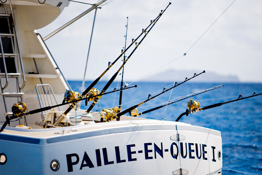 Poupe de Paille en Queue I - notre bateau de pêche du gros de 50 pieds - ©BLUE SAFARI