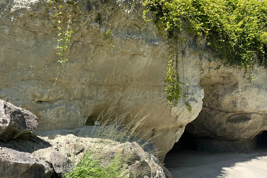 Entrée des caves troglodytes