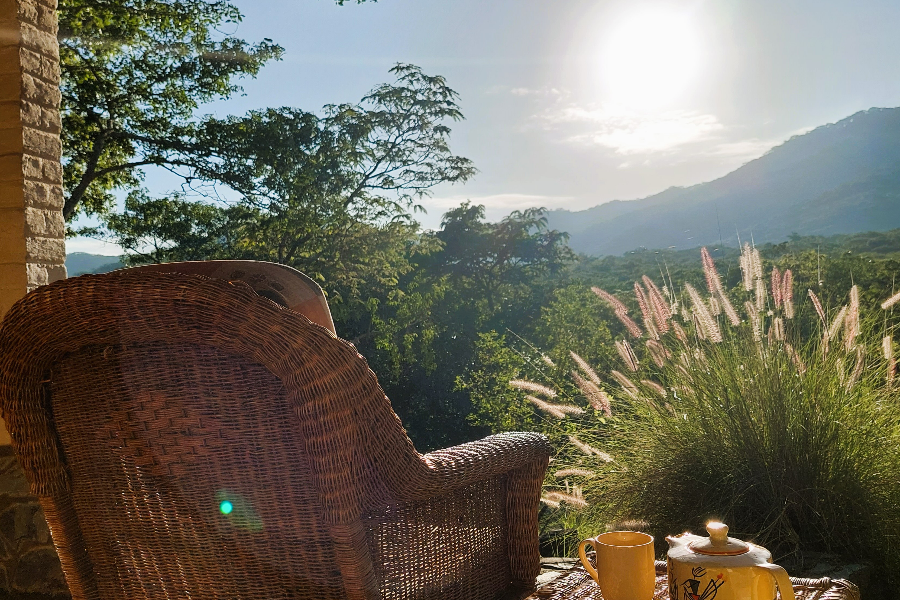 View from a chalet porch. - ©Musangano Lodge