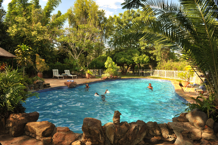 A large swimming pool. - ©Musangano Lodge