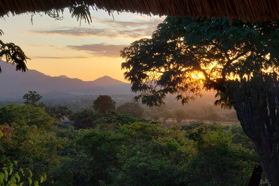 Great sunset views from your porch.