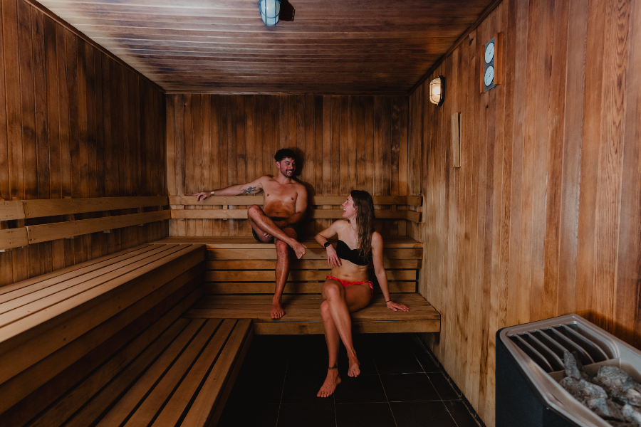 Sauna, Steam and Plunge room