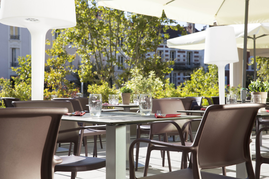 Terrasse du restaurant