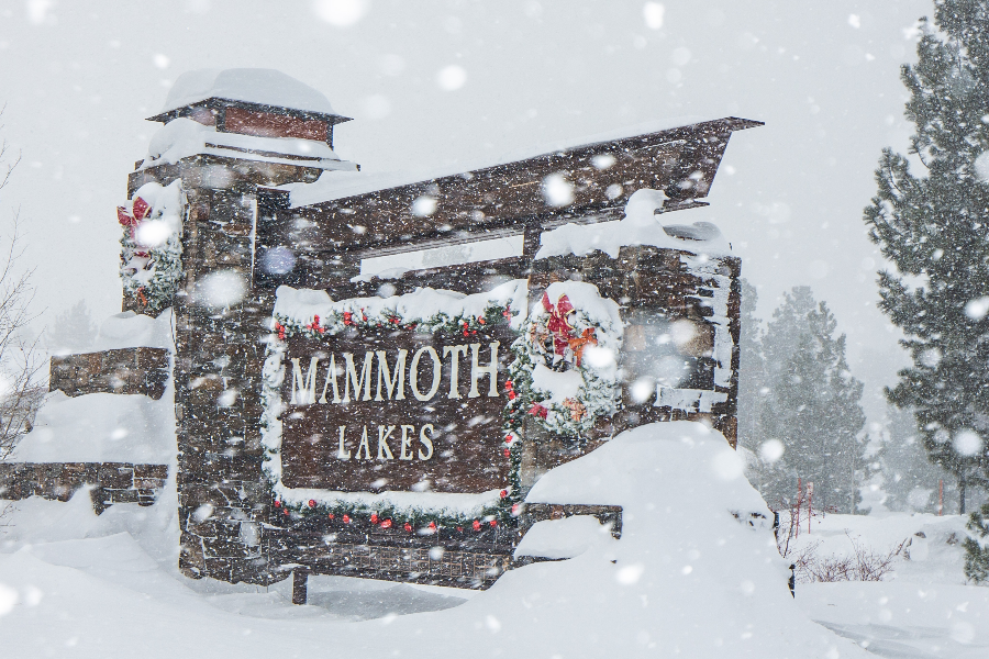 Mammoth Lakes on snow - ©DR