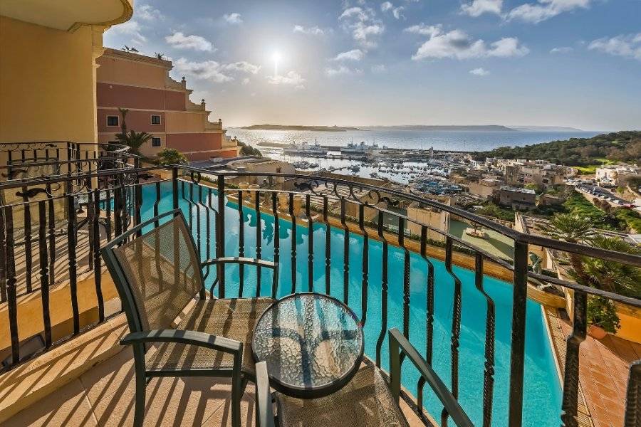 Sup. Seaview Balcony - ©THE GRAND HOTEL GOZO