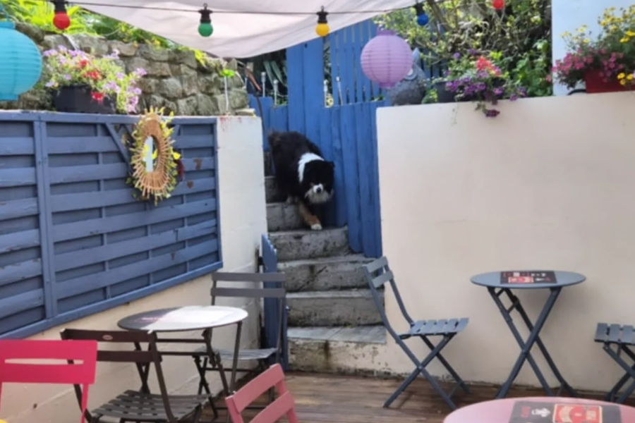 Notre terasse exterieur côté jardin