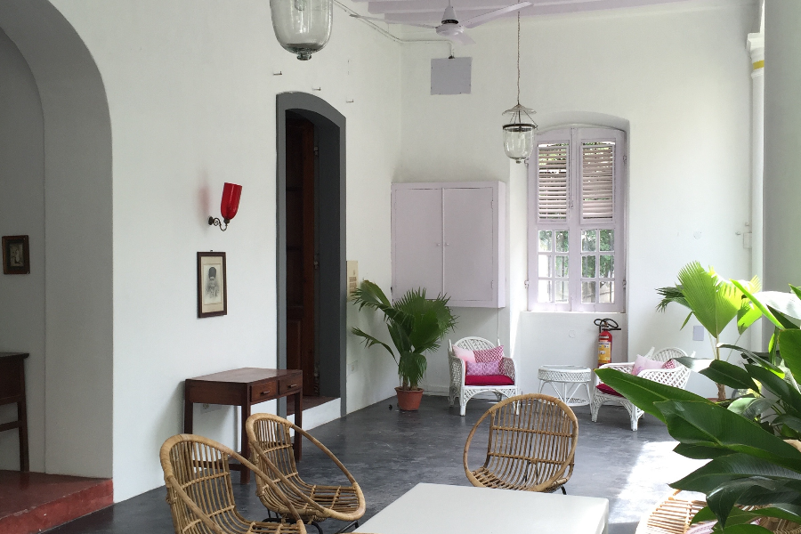 Reception area
