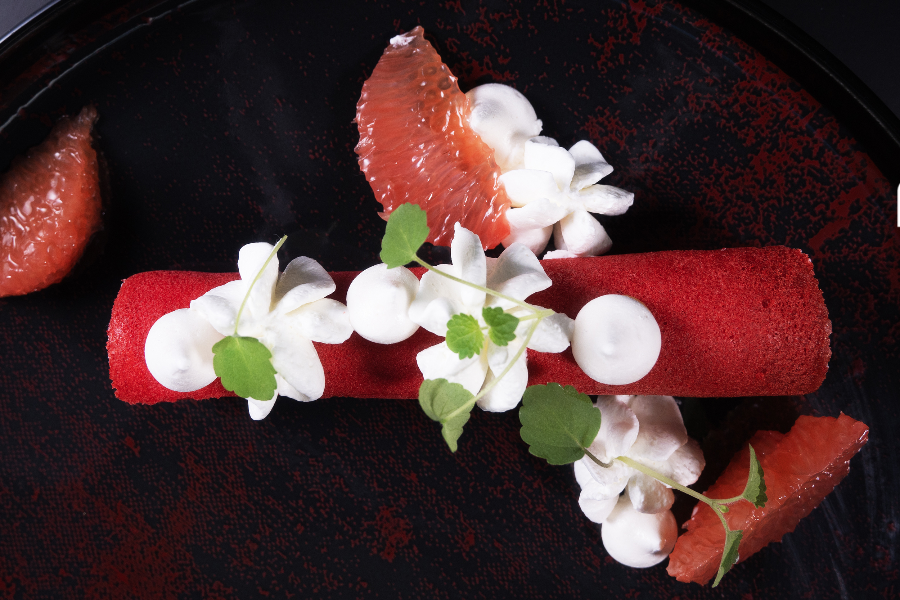 Tuile craquante pamplemousse - Beau Rivage