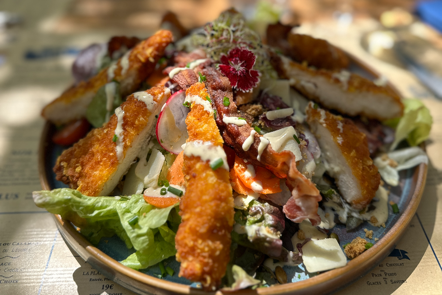 Salade César - La guinguette d'Argens