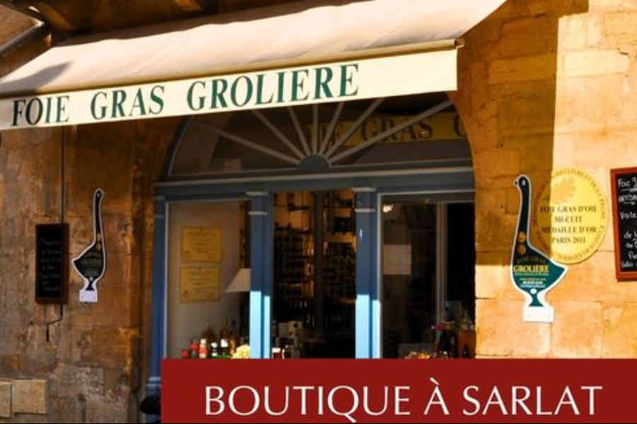 Boutique Grolière de  Sarlat - ©Foie Gras Grolière