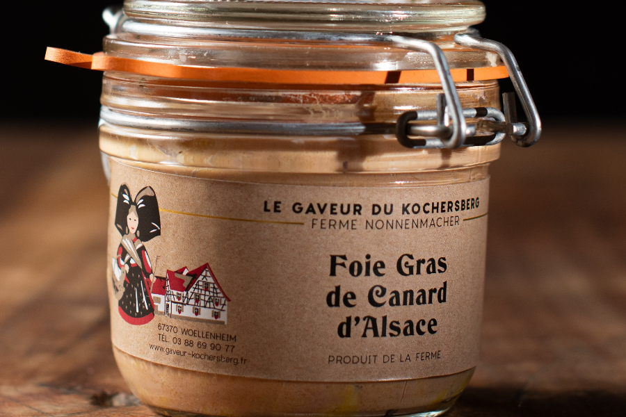 Notre Foie Gras de canard d'Alsace