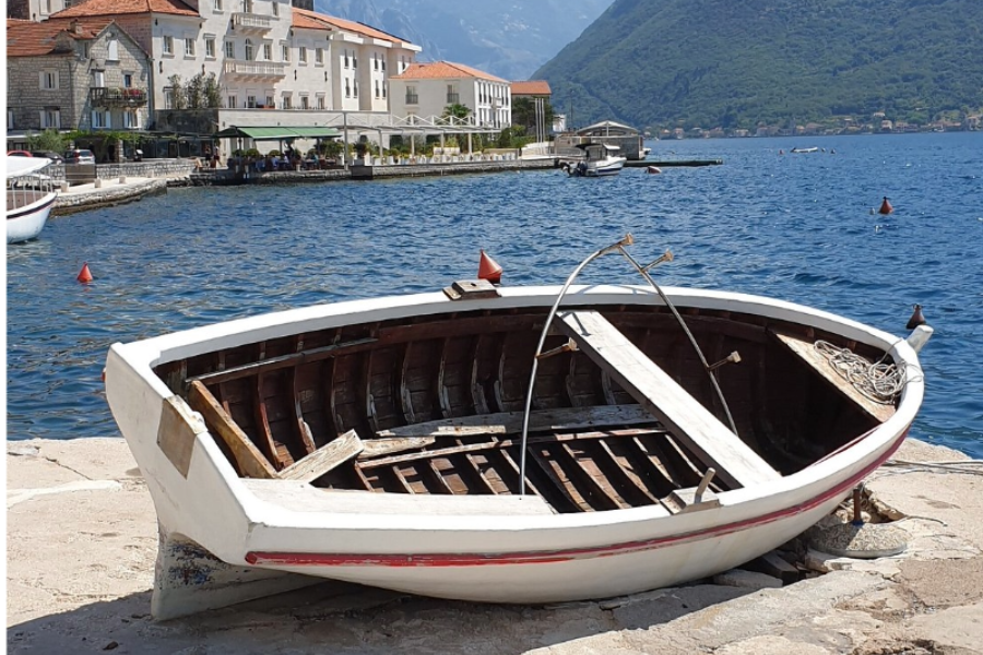 Perast, Bay of Kotor - ©Perast, boat, bay of Kotor