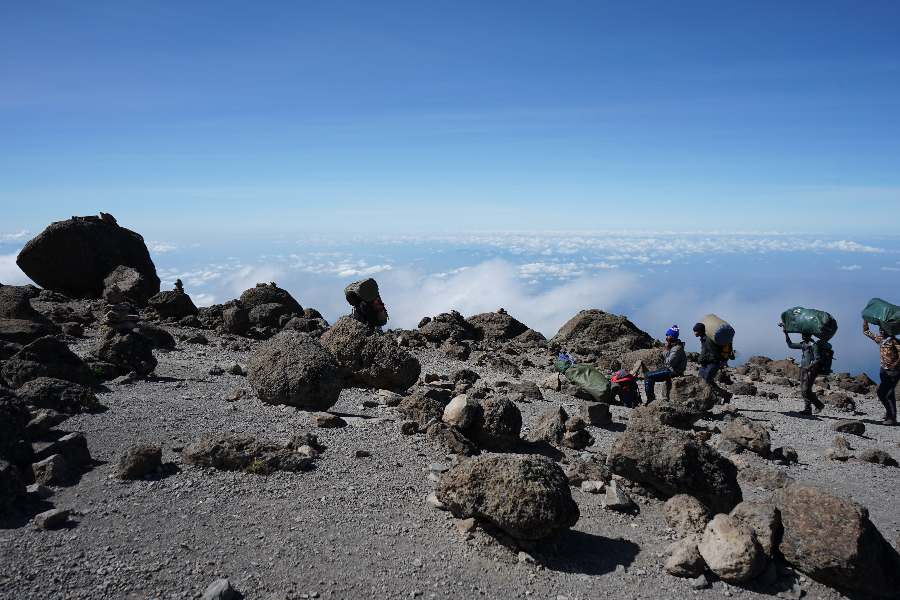 Our crew on Mount Kilimanjaro - ©Shah Tours
