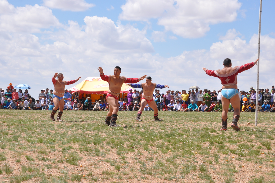 Wrestlers, Naadam Festival, Mongolia - ©Goyo Travel