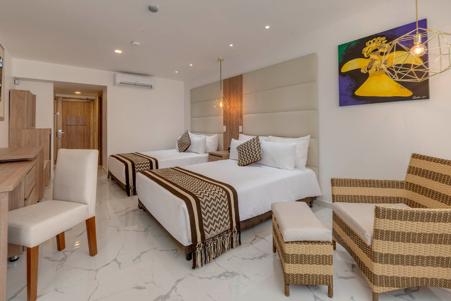Chambres - ©Hotel Cartagena Plaza