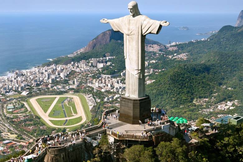 Cristo Redentor Corcovado Column Statue Rio De Janeiro Bresil Cristo Redentor Corcovado Column Statue Rio De Janeiro Bresil