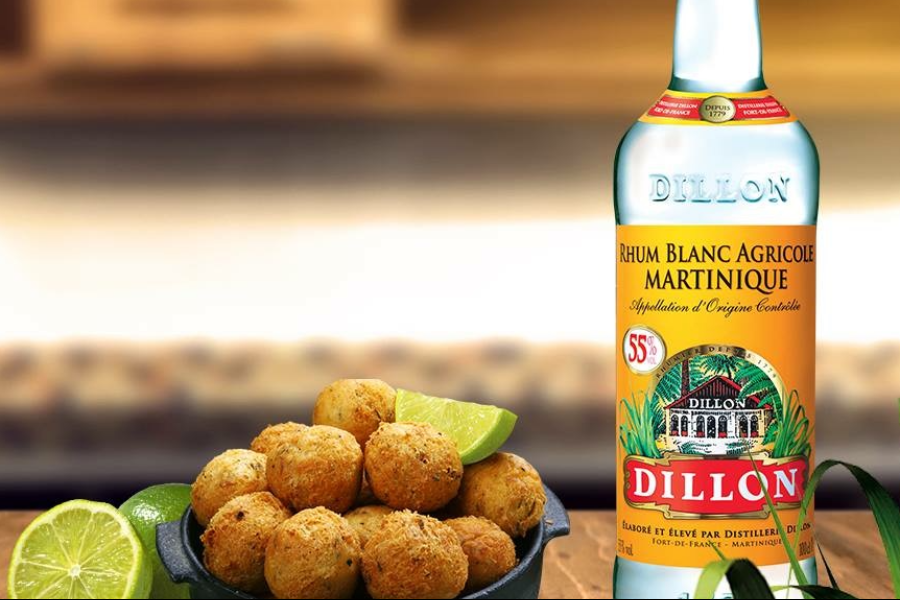 Rhum blanc DILLON 55° idéal pour accompagner vos accras