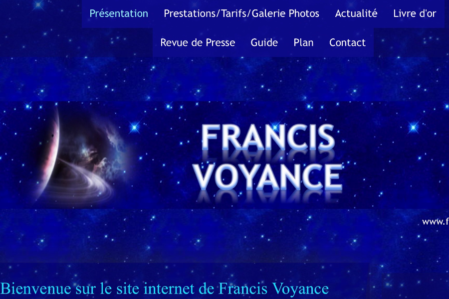 Site Francis voyance - ©ST